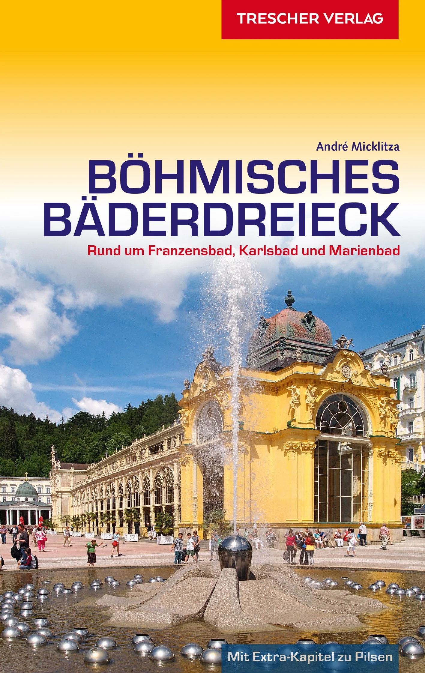 - Alle Sehenswürdigkeiten des Bäderdreiecks auf 160 Seiten - Marienbad, Karlsbad, Franzensbad; Extra-Kapitel zu Pilsen (Plze?) - Umfangreiche reispraktische Hinweise, Stadpläne und Übersichtskarten - Viele Vorschläge für Wanderungen und Radtouren - Für Kulturinteressierte, Aktivurlauber und Teilnehmer von Kuraufenthalten Thermen und Kuren haben in Tschechien eine jahrhundertealte Tradition. Ihre glanzvollste Zeit hatte das tschechische Bäderdreieck im 19. Jahrhundert, als die weltberühmten Kurorte Franzensbad und Marienbad der 
