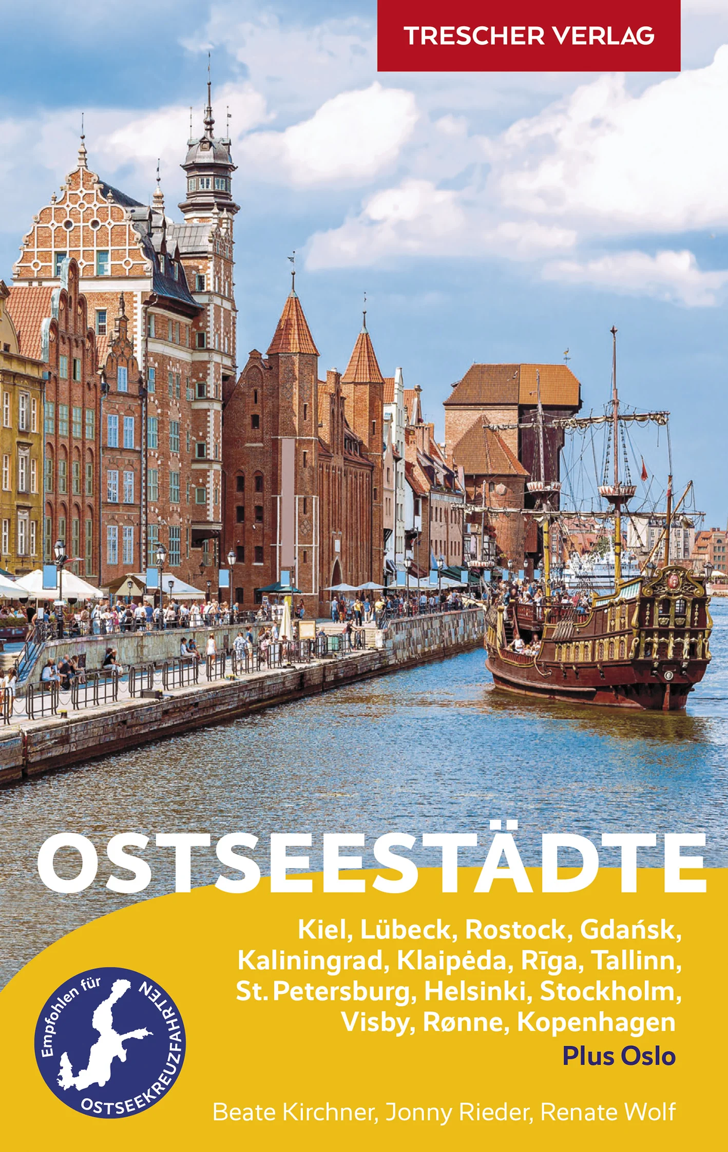 Der Trescher-Reiseführer OSTSEESTÄDTE präsentiert 15 Städte in 10 Ländern, die auch im Rahmen der immer beliebter werdenden Ostsee-Kreuzfahrten besucht werden. Darunter sind Metropolen wie Rīga oder Kopenhagen, aber auch kleinere Städte wie Visby auf Gotland oder Rønne auf Bornholm. Ausflugstipps führen in die oft reizvolle Umgebung der Städte, ans Meer oder ins Hinterland. Für Individualtouristen gibt es Routenvorschläge, per Bahn, Fahrrad oder mit dem Frachter. Ein halbes Jahrhundert lang trennte der Eiserne Vorhang die Anrainerstaaten der Ostsee. Heute führt das Meer jene Regionen wieder zusammen, die zu Zeiten der Hanse in regem Austausch miteinander standen. Der Reiseführer OSTSEESTÄDTE stellt fünfzehn Städte in zehn Ländern vor: Kiel, Lübeck, Rostock, Gdansk (Danzig), Kaliningrad (Königsberg), Klaipeda, Riga, Tallinn, St. Petersburg, Helsinki, Stockholm, Visby auf Gotland, Ronne auf Bornholm, Kopenhagen sowie Oslo. Die norwegische Hauptstadt liegt zwar bereits an der Nordsee, ist jedoch ein beliebtes Ziel auf Ostsee-Kreuzfahrten. Dieser Reiseführer ist natürlich auch für alle geeignet, die über Land reisen und meherer Ostseestädte auf einer Reise besuchen. Fünfzehn Städte in zehn Ländern werden vorgestellt: Kiel, Lübeck, Rostock, Gdańsk (Danzig), Kaliningrad (Königsberg), Klaipėda, Rīga, Tallinn, St. Petersburg, Helsinki, Stockholm, Visby auf Gotland, Rønne auf Bornholm, Kopenhagen sowie Oslo. Die wichtigsten Sehenswürdigkeiten werden in Rundgängen beschrieben. Stadtpläne, Übersichtskarten und viele praktische Reisetipps erleichtern die Reisevorbereitung und die Orientierung vor Ort. Viele Hintergrundinformationen zu Geschichte, Natur und Kultur vertiefen das Gesehene, mehr als 300 Fotos stimmen auf das Urlaubsziel ein. >>> Weitere Reiseführer für Kreuzfahrten und zu an der Ostsee gelegenen Ländern und Regionen finden Sie auf der Website des Trescher Verlags