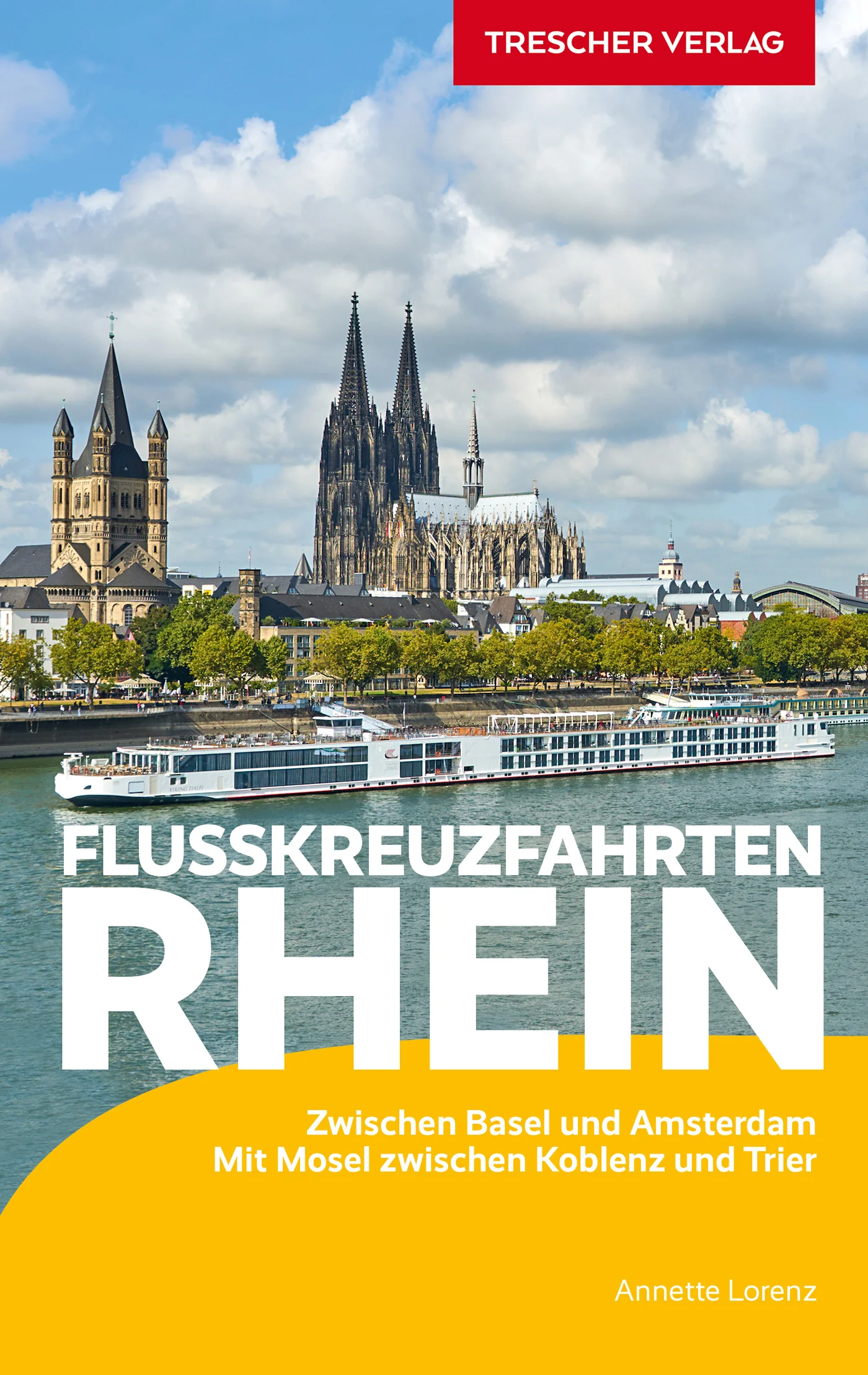 Dieser Reiseführer erläutert ausführlich alle Landschaften und Orte entlang des Rheins zwischen Basel und Amsterdam, ein Extra-Kapitel ist der Mosel zwischen Koblenz und Trier gewidmet. Die Beschreibung der Sehenswürdigkeiten, die reisepraktischen Hinweise sowie die Karten sind genau auf die Bedürfnisse von Teilnehmern an Kreuzfahrten zugeschnitten. Ein ausführliches einleitendes Kapitel beschreibt die Geschichte der Schifffahrt auf dem Rhein, widmet sich geologischen Besonderheiten und den vielen Weinanbaugebieten, berichtet über Literaten, Maler und Musiker, die der Rhein inspirierte. Auch Dichtung und Wahrheit legendenumwobener Gestalten wie die Nibelungen und die Loreley werden erläutert. Der Rhein gehört zu den faszinierendsten Flüssen Europas. Sein Lauf führt durch hohe Bergzüge und weite Ebenen, an seinen Ufern liegen malerische Dörfer, romantische Schlösser und Burgen, Dörfer und Großstädte sowie ausgedehnte Hafen- und Industrielandschaften. Wegen dieser Vielschichtigkeit erfreuen sich die Kreuzfahrten zwischen Basel und Amsterdam seit Jahrzehnten großer Beliebtheit. >>> Weitere Reiseführer für Kreuzfahrten und Flusskreuzfahrten finden Sie auf der Website des Trescher Verlags