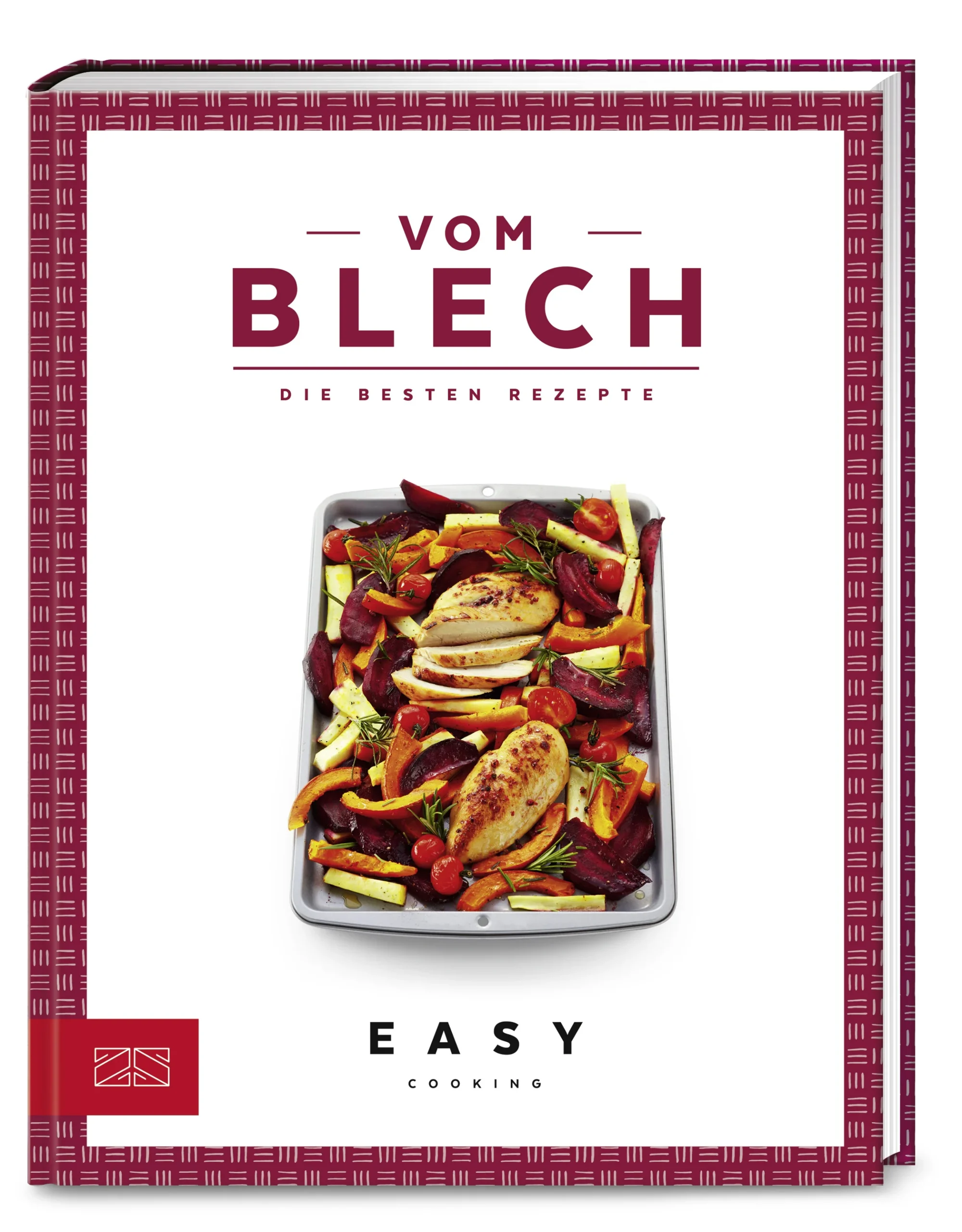 Kochen kann so einfach sein! Alles, was Sie brauchen, ist 1 Backofen, 1 Blech und über 40 leckere Rezeptideen. Kurze Schnippel- und Rührzeit, dann alles auf ein Blech und ab damit in den Ofen. Von buntem mediterranem Gemüse, Hähnchenblech mit Oliven, leckeren Fischpäckchen und der extra-großen Portion knusprigem Crumble werden Familie und Freunde gleichermaßen satt. Das ist Easy Vom Blech!