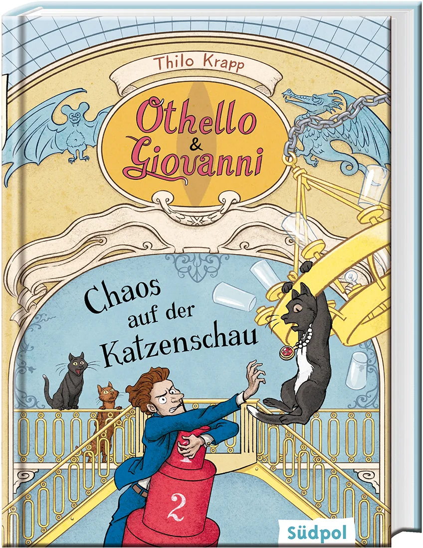 In der Nachbarschaft der Zwillingskater Othello und Giovanni zieht eine wunderschöne Katze ein. Othello und Katerfreund Karlchen sind hin und weg von der preisgekrönten Moni, die in dem leer stehenden, ehemals prachtvollen Kaufhaus der Stadt an einer Katzenschau teilnehmen soll. Doch Lavinia Lifting, die biestige Moderatorin der Schau, und ihr Mann Mark Mörtel verfolgen finstere Pläne, denn in dem Tresor des alten Kaufhauses liegt etwas, das sie unbedingt haben wollen …