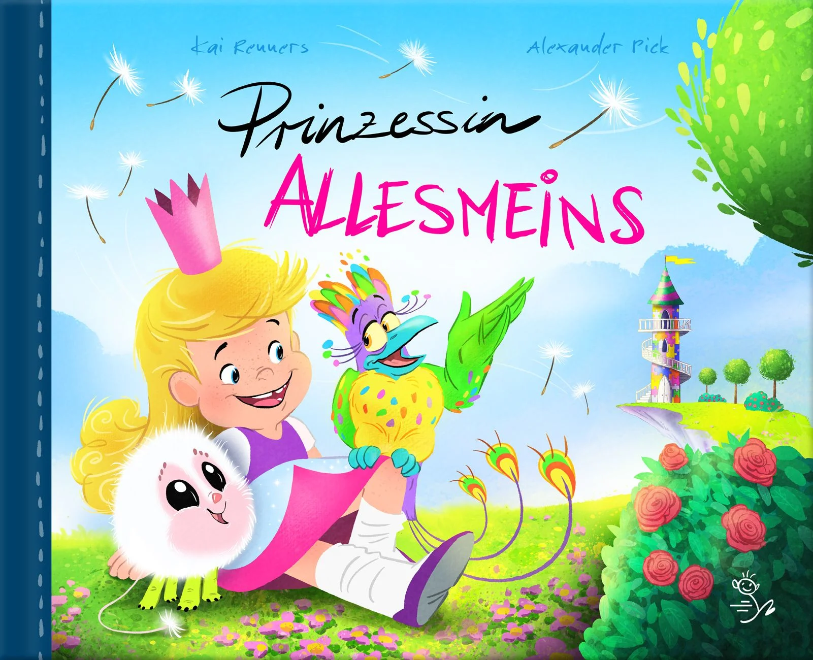 „Wollen wir teilen?“ „Nein, das gehört doch mir!“, ruft die kleine Prinzessin Allesmeins. So geht es tagein, tagaus. Kein Wunder, dass das ihren beiden Freunden, dem magischen Farbklecksvogel und dem niedlichen Pusteblumentierchen, gar nicht gefällt. Und so beschließen die zwei, aus dem Schloss auszuziehen und die Prinzessin mit all ihren Sachen allein zu lassen. Doch dann gerät Prinzessin Allesmeins plötzlich in Gefahr. Ob ihre Freunde ihr helfen werden? Ein Bilderbuch über das Geben und Nehmen, Zusammenhalt und eine märchenhafte Freundschaft. Altersempfehlung: zum Vorlesen ab 3 Jahren, zum Selberlesen ab 6 Jahren