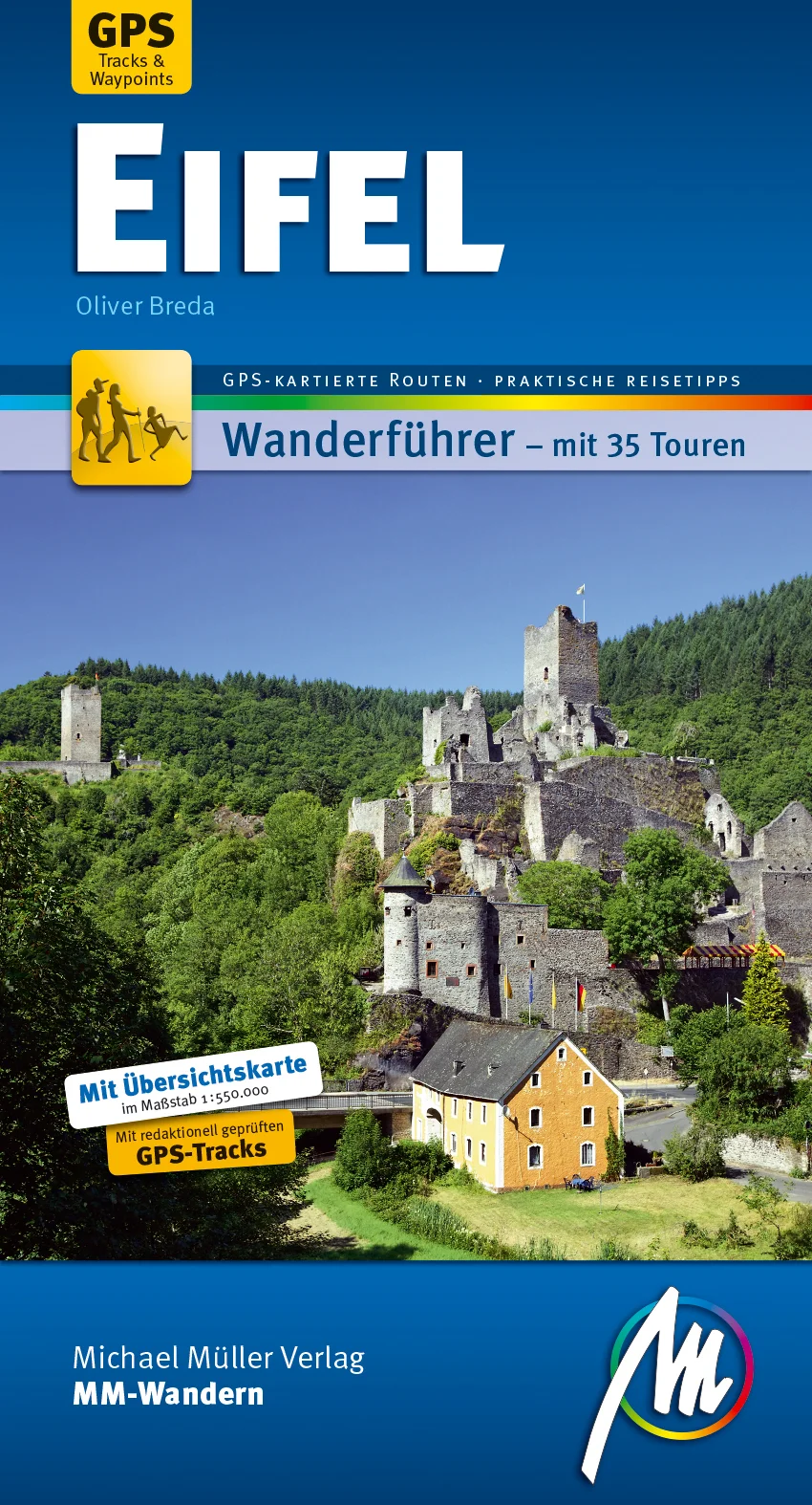Der MM-Wanderführer Eifel erschließt die reizvollsten Gegenden im Westen Deutschlands, von Trier bis Aachen und fast vor die Tore Kölns. Schwerpunkte im Norden sind der Nationalpark Eifel mit urwüchsigen Buchenwäldern und gurgelnden Bachläufen, die mystischen Moorlandschaften des Hohen Venn oder malerische Etappenpunkte wie das Fachwerkstädtchen Monschau. Auf Pfaden und idyllischen Wegen wandert man entlang einer antiken römischen Wasserleitung oder man erkundet das Ahrtal auf dem Rotweinwanderweg. Weiter südlich begeistert die Vulkaneifel mit den Gerolsteiner Dolomiten und den Bilderbuchkraterseen um Daun. Auch der Lieserpfad startet hier und gilt als einer der schönsten Wanderwege Deutschlands. Romantisch-bizarre Felsenlandschaften erwarten den Wanderer schließlich »ganz unten«, an der Grenze zu Luxemburg.
