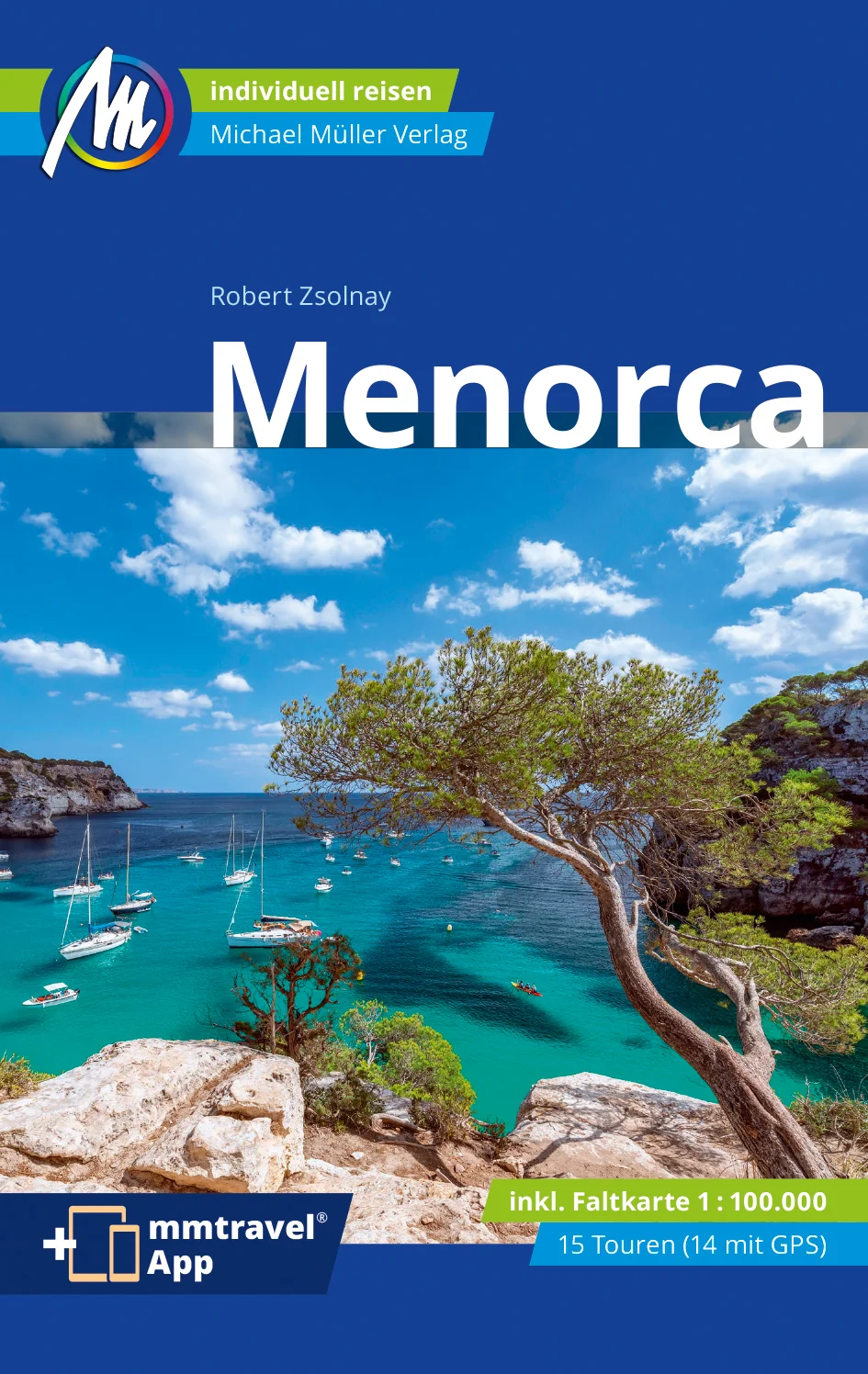 Anders reisen und dabei das Besondere entdecken: Mit den aktuellen Tipps aus den Michael-Müller-Reiseführern gestalten Sie Ihre Reise individuell, nachhaltig und sicher. Benvinguts a Menorca! Robert Zsolnay zeigt Ihnen in unserem Reiseführer »Menorca« in der vierten Auflage auf 288 Seiten mit 126 Farbfotos die Pracht und Vielfalt der Balearen-Insel. Dank 26 Karten samt herausnehmbarer Faltkarte im Maßstab 1:100.000 finden Sie sich so gut zurecht, wie die Einheimischen.15 Wanderungen und Touren führen Sie in jeden Winkel der Insel. Alles hat unser Autor vor Ort akribisch recherchiert und für Sie ausprobiert. Ökologisch, regional und nachhaltig wirtschaftende Betriebe sind kenntlich gemacht. Zahlreiche eingestreute Kurz-Essays vermitteln interessante Hintergrundinformationen. Die Geheimtipps des Autors erschließen Ihnen die Highlights ebenso, wie Sehenswertes abseits bekannter Pfade. Erprobte Tipps und nützliche reisepraktische Ratschläge runden den Reiseführer »Menorca« ab. So schreibt Outdoor Menorca: »Der wohl informativste Reiseführer auf dem deutschen Markt zu Menorca.« Menorca im Überblick: Im Osten liegt die Inselhauptstadt Maó mit beeindruckendem Naturhafen. Des nächtens pulsiert das Leben in den Clubs und Bars. Nördlich des Stadtkerns findet man die schönsten Strände des Ostens, Sa Mesquida und Es Grau. In der Inselmitte liegt der höchste Punkt der Insel, Monte Toro. Mit 400 Metern Höhe kein Gebirge, aber Gelegenheit, die Schönheit der Insel zu überblicken, etwa die Bucht von Fornells. Lohnenswert sind Besuche des malerischen Alaiors mit seinen verwinkelten Gässchen und des Dörfchens Torre den Gaumés größte vorgeschichtliche Siedlung der Balearen. Die Südküste bietet in Binigaus azurblaues Wasser mit Traumstrand. Im Westen liegt die ehemalige Inselhauptstadt Ciutadella. Südlich davon lockt eine weitere bezaubernde Bucht, Cala en Turqueta, Cala Macarella und Cala Macarellata. Unser Reiseführer »Menorca« ist stets kundiger Begleiter bei Ihrer Entdeckung der Schönheiten der Insel und verrät Ihnen die verborgenen Perlen abseits bekannter touristischer Pfade. Vertrauen Sie den Geheimtipps des Autors, Sie werden nicht enttäuscht versprochen! Was tun auf Menorca? Ob Naturfreund und Individualist, Aktiv-Urlauber, geschichtsinteressiert, oder Familie mit Kindern die Insel ist überraschend vielfältig und bietet für jeden etwas. Fast die Hälfte der Insel steht unter Naturschutz. Großteils unverbaute Küste, 80 Strände mit azurblauem Wasser, ein prächtiger Küstenrundwanderweg und beeindruckende Steilküsten lassen ursprüngliche Natur erfahren und Sie entschleunigen wie von selbst. Wer sich mit den Naturkräften auseinandersetzen möchte, findet als Mountainbiker, Wanderer, Radfahrer oder Wassersportler hinreichend Gelegenheit, sich aktiv zu entspannen. Elf Wanderungen, vier Radtouren und drei Stadttouren in unserem Reiseführer »Menorca« erschließen Ihnen die Insel intensiv. Familien sind begeistert von den prächtigen Stränden und dem klaren Wasser. Party in einmaliger Kulisse findet man in der Cova den Xoroi, dem wohl spektakulärsten Club der Balearen, in einer riesigen Höhle hoch über dem Meer. Dank unserem Menorca-Reiseführer und den bewährten Tipps und Hinweisen finden auch Sie garantiert ihr Urlaubsglück auf der Mittelmeer-Insel. Übernachtung und Unterkunft auf Menorca: Hotels, Pensionen und Fincas für jeden Anspruch und Geldbeutel finden sich zahlreich auf der Insel. Unser Reiseführer »Menorca« gibt hilfreiche Tipps bei der Suche nach dem passenden Dach über dem Kopf. Die Geheimtipps des Autors nennen besonders lohnenswerte Herbergen. Praktisch und interaktiv: Kostenlos und registrierungsfrei stehen 14 GPS-Tracks und die mmtravel App mit Online-Karten und Ortungsfunktion zum Download für Ihren Menorca-Urlaub bereit.