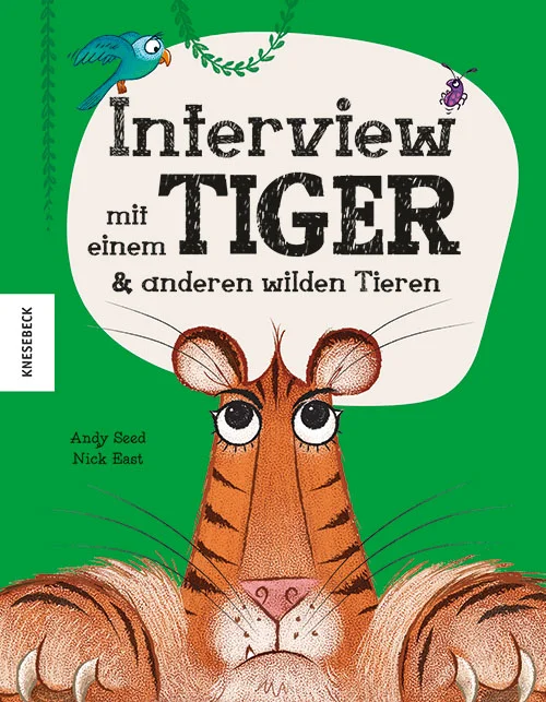 In diesem lustigen Tierbuch erzählen die Tiere Wissenswertes über sich selbst Wenn wir mit Tieren sprechen könnten, was würden wir sie wohl fragen? „Wieso haben Sie denn Streifen, Tiger?“, „Heulen Sie wirklich den Mond an, Wolf?“ oder „Haben Sie schon einmal einen Pinguin getroffen, Eisbär?“ In diesem erzählenden Sachbuch für Kinder kommen zehn unterschiedliche wilde Tiere selbst zu Wort und berichten uns wissenswerte Fakten über sich, denn der Autor hat keine Mühen und Gefahren gescheut und sie persönlich interviewt! Angewohnheiten, Vorlieben, Lieblingsspeisen und vieles mehr – die Tiere plaudern vor dem Mikrofon aus dem Nähkästchen und wir erfahren dabei nicht nur, dass der Große Ameisenbär neben Ameisen auch Termiten unheimlich gern frisst und gar keine Zähne hat, Faultiere grandiose Schwimmer sind und Eisbären vom Dicksein träumen, sondern auch, dass der Honigdachs sogar Schlangen fressen kann und die Punkte beim Jaguar eigentlich Rosetten heißen. Hier hat jedes Tier seine ganz eigene Geschichte zu erzählen und tut das in seiner ganz unverwechselbaren Art. Mundgerechte Texte im Frage-und-Antwortformat, gepaart mit humorvollen Illustrationen sind genau richtig für junge Leserinnen und Leser und alle angehenden Tierfreunde, die neugierig auf das Leben wilder Tiere sind. Das lustige Sachbuch enthält Interviews mit einem Tiger, Wolf, Honigdachs, Riesengürteltier, Löwen, Jaguar, Ameisenbär, Schneeleoparden, Eisbären und Dreizehenfaultier. Außerdem erfahren wir, was wir selbst für bedrohte Arten und ihre Lebensräume tun können.