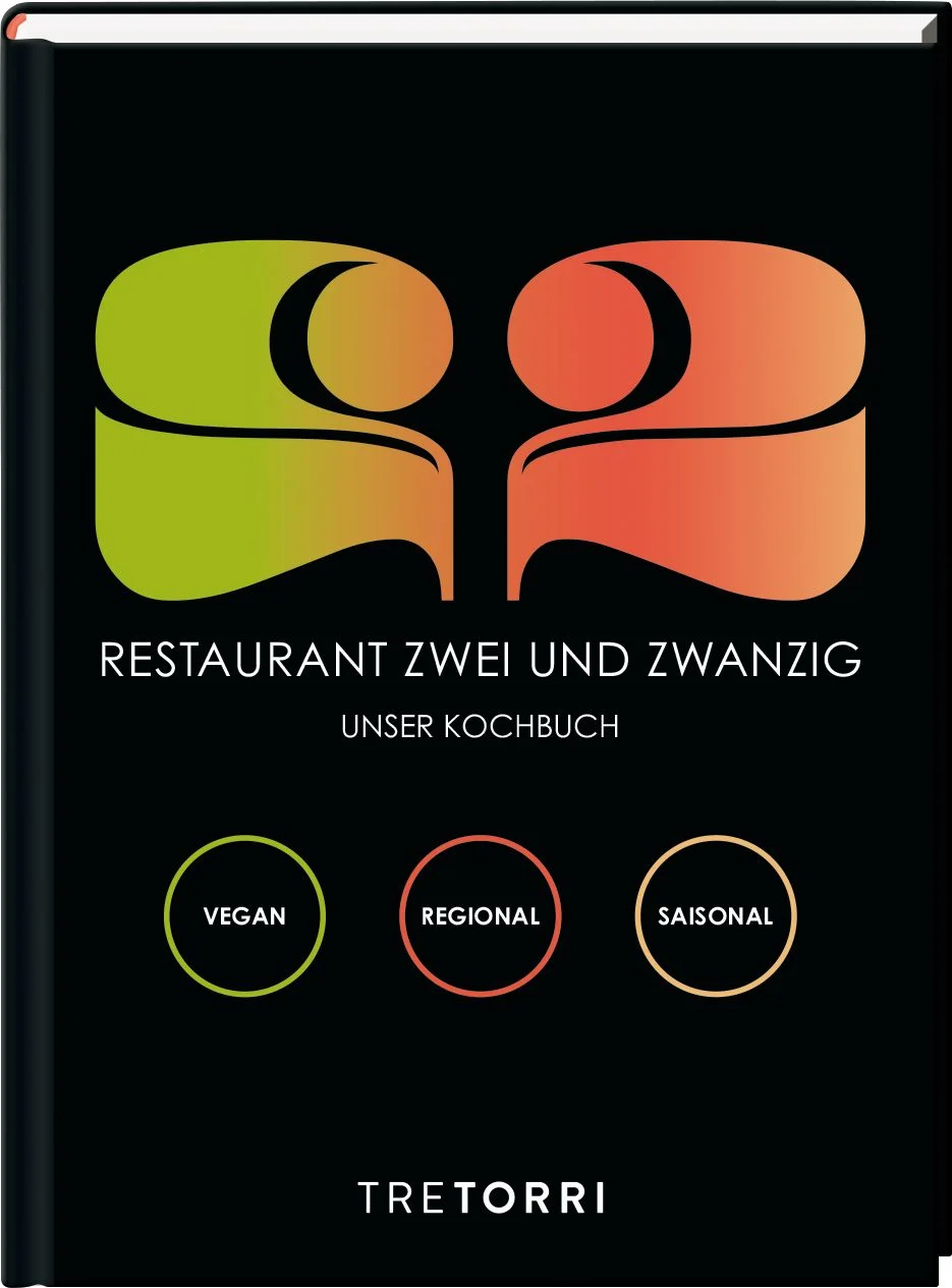 Grün, modern, lecker! „Vegan, regional und saisonal“ – Das zeichnet die Küche von Marina Ginkel und Dirk Schritt in ihrem Restaurant in Geisenheim aus. Den Namen Zwei und Zwanzig haben sie vom zweiundzwanzigsten Buchstaben, 