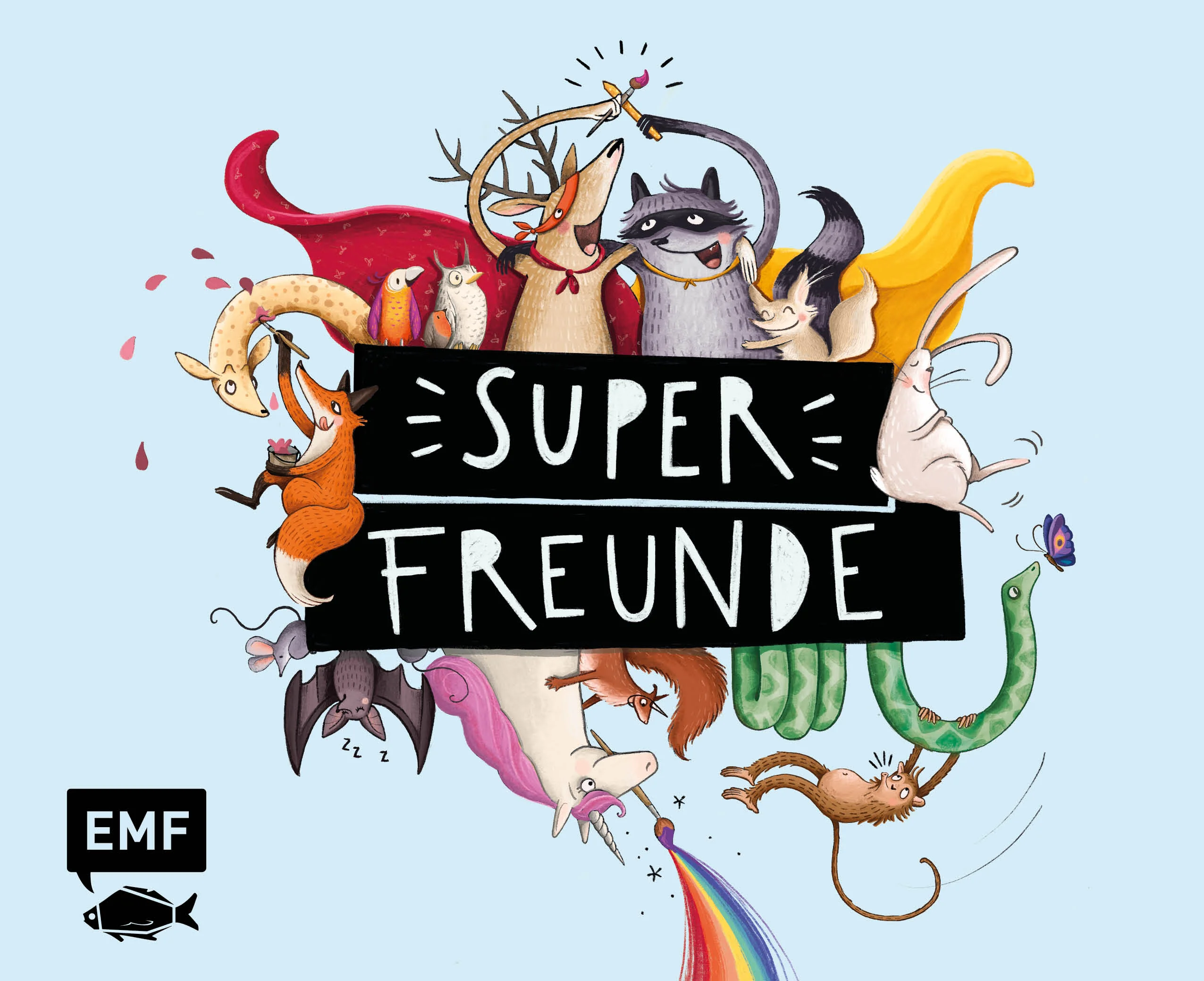 Ein Freundebuch für die Ewigkeit! Mit den vielfältigen Motiven eignet sich das originelle Erinnerungsalbum in der beliebten Kritzeloptik für Mädchen und Jungen gleichermaßen. Alle Freunde bekommen ihre eigene Seite und bleiben somit ein Leben lang in Erinnerung. Die Fragen heben sich von anderen Freundebücher ab – kein langweiliges Ausfüllen mehr, auf jeder Seite gibt es viel Platz für persönliche Einträge, Entweder-Oder-Fragen und witzige Details zum Ankreuzen. Coole Illustrationen und knallige Farben – Superfreunde fürs Leben!