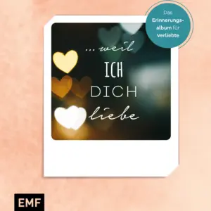 Du bist das Beste, was mir je passiert ist - dieses Erinnerungsalbum ist eine noch nie da gewesene Liebeserklärung! Auf den liebevoll gestalteten Seiten zum Ausfüllen, Ankreuzen und Einkleben lassen sich ganz besondere Erlebnisse kreativ festhalten – vom Kennenlernen über den ersten Kuss und den ersten Besuch der Eltern bis zu wunderschönen gemeinsamen Urlauben. Jede Seite ist individuell gestaltet und keine Frage wiederholt sich, dazu gibt es inspirierende Denkanstöße, die helfen, die große Liebe in Worte zu fassen. Die eigene Liebesgeschichte als einzigartiges Geschenk für den allerliebsten Lieblingsmensch - zum Jahrestag, Valentinstag oder einfach nur so!