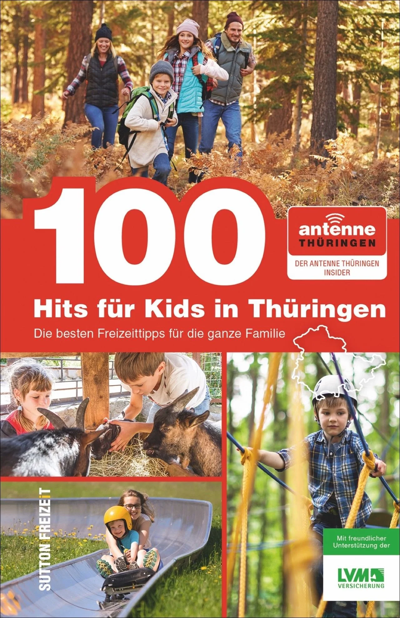 Sie suchen Inspiration für den nächsten Ausflug mit den Kindern oder Enkelkindern? Dann ist dieser Freizeitführer genau das Richtige für Sie. Denn Thüringen ist nicht nur schön, es gibt auch eine Menge zu erleben! Was man mit den Kids alles unternehmen kann, zeigen 100 spannende Tipps von Antenne Thüringen von Hörern für Hörer, selbst getestet und zum Nachmachen ausdrücklich empfohlen. Ein Muss für den nächsten Familienausflug.