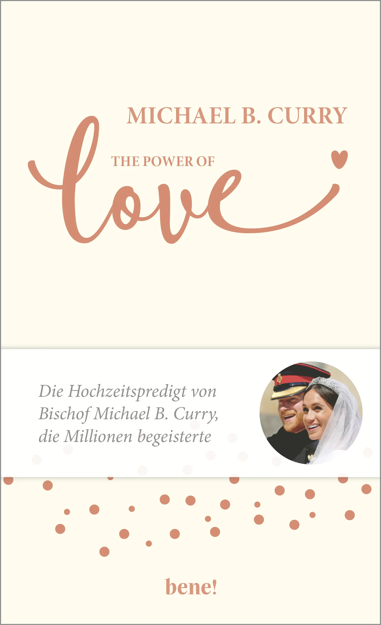 »Wir müssen die Macht der Liebe entdecken, die heilende Kraft der Liebe. Und wenn wir das entdecken, dann werden wir aus dieser alten Welt eine neue machen können. Liebe ist der einzige Weg.« Mit diesem Zitat von Martin Luther King beginnt Bischof Michael B. Curry seine Predigt bei der Hochzeit von Prinz Harry und Herzogin Meghan. »Liebe ist der einzige Weg« – mit dieser Botschaft erreicht er die Herzen von Millionen von Menschen. Seine leidenschaftliche Predigt sorgt nicht nur im königlichen Haus und bei den Hochzeitsgästen, sondern weltweit für Aufmerksamkeit. Bischof Curry bringt es auf den Punkt: »Die Botschaft Gottes an uns ist ganz einfach: Wir sollen einander lieben. Und wir sollen uns umeinander kümmern.« Dies zu beherzigen, kann wirklich alles verändern.Ausgewählte Pressestimmen zur Royal Wedding-Predigt von Bischof Michael B. Curry:»Was bleibt von der Royal Wedding? Viele meinen: die Predigt von Michael Curry.«FAZ»Das absolute Highlight der stundenlangen Live-Übertragung aus Windsor war die Predigt des US-amerikanischen Bischofs Michael Curry. Und die geht den Menschen immer noch nicht aus dem Kopf – weil er darin auf wunderbare Art erklärt hat, welche Macht Liebe wirklich hat.«bento.de»Beim Traugottesdienst in der St.-George's-Kapelle hielt der amerikanische Bischof Michael Curry eine begeisternde Predigt – wie man sie im Gottesdienst einer Windsor-Zeremonie noch nicht gehört hat.«DER SPIEGEL