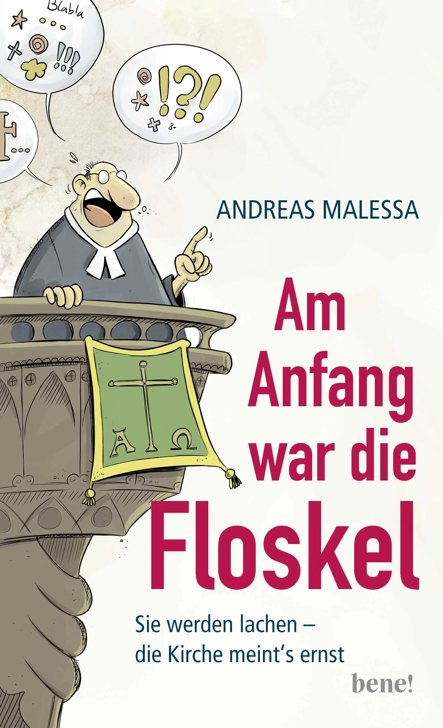 Was für die einen seit jeher irgendwie vertraut daherkommt, ist den meisten Menschen inzwischen total fremd: die Sprache der Kirche. Andreas Malessa ist nicht nur Autor und Hörfunkjournalist, er predigt bisweilen sonntags von der Kanzel und kennt die fromme Welt seit Jahrzehnten bis ins Detail. Wortgewandt nimmt er den 