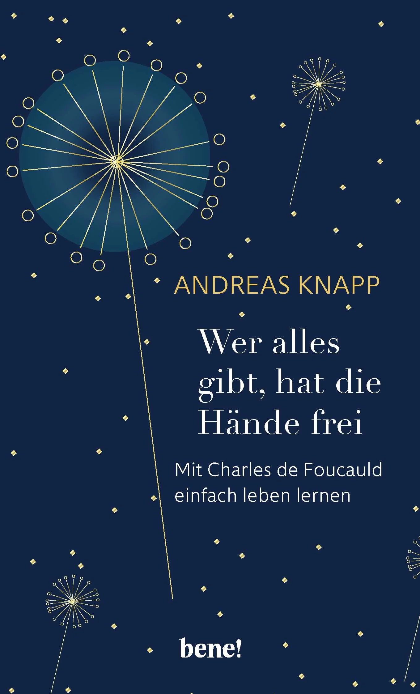 Wahres Glück gibt's nur umsonst! Dieses Buch lädt zu einem alternativen Lebensstil und Lebensgefühl ein. Hier und jetzt im Sinne Jesu zu leben. Nicht ohnmächtig auf die Mechanismen einer globalisierten Wirtschaftswelt zu starren, sondern selbst anders zu wirtschaften. Sich nicht lähmen lassen von negativen Meldungen, sondern an die gute Nachricht, an die Frohe Botschaft zu glauben.Andreas Knapp folgt dabei den Spuren von Charles de Foucauld, der am 15. Mai 2022 von Papst Franziskus heilig gesprochen wurde. Ende des 19. Jahrhunderts vollzog Charles de Foucauld eine radikale Lebenswende: vom Partylöwen und Offizier zum Einsiedler. Im Einsatz für andere Menschen fand er zu seiner wahren Berufung.Andreas Knapp gehört zur Gemeinschaft der Kleinen Brüder Jesu, die sich dem einfachen Leben verschrieben hat. Für sich selbst hat er erfahren, dass Glück nichts ist, was wir uns durch immer mehr Leistung erarbeiten müssen, sondern vielmehr etwas, das uns das Leben einfach schenken möchte – wenn es uns denn gelingt, die Hände frei zu haben!