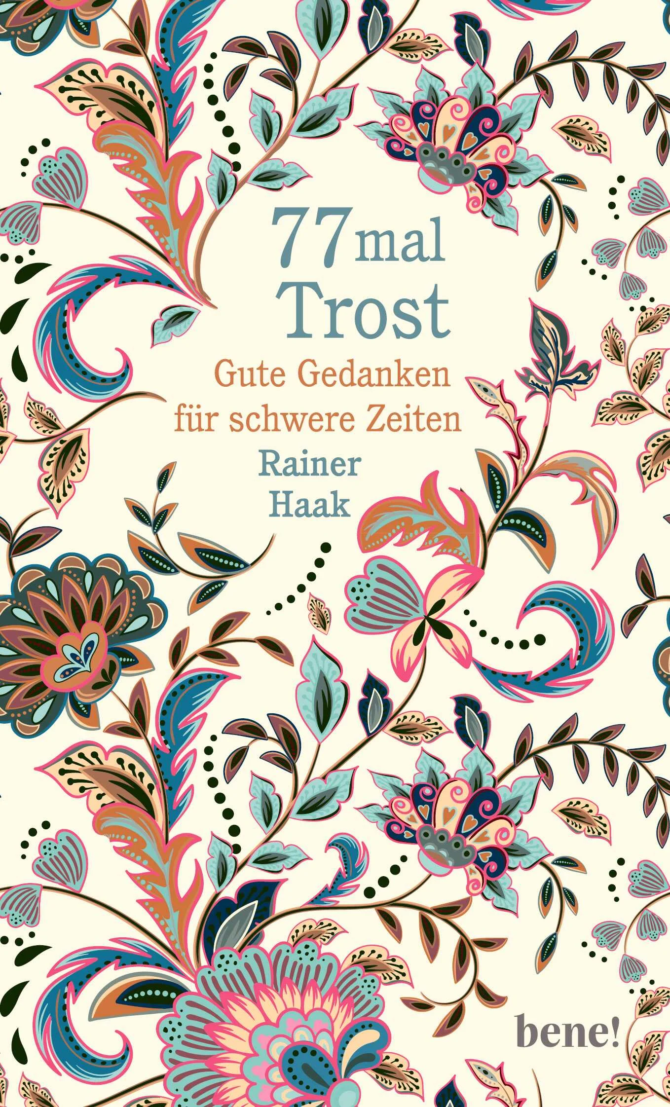 77 tröstende Geschichten, die der Trauer Raum geben und Hoffnung schenkenTrost – das ist es, wonach wir uns sehnen, wenn wir einen schweren Verlust erlitten haben. Wir wollen in unserer Trauer ernst genommen werden, uns geborgen wissen und warten auf ein Zeichen der Hoffnung. Rainer Haak erzählt 77 tröstliche Geschichten, die unserer Trauer Raum geben, dabei aber auch sanft Mut machen, nach vorne zu blicken: in eine Zeit, in der unser Schmerz immer mehr von tiefer Dankbarkeit für die geschenkte Liebe durchdrungen wird.»In diesem Buch stellen Sie sich immer und immer wieder den unterschiedlichen Facetten Ihrer Trauer. Wie lange dauert die Trauer? Ist 77-mal genug? Vielleicht stellen Sie erstaunt fest, dass sich die Trauer langsam verändert hat. Das Schwarz ist seltener geworden, stattdessen dominieren immer häufiger helle und bunte Farben. Und ab und zu entdecken Sie feine goldene Punkte, die herrlich in der Sonne glänzen und uns Mut machen, nach vorne zu blicken.« Rainer HaakEin wertvolles Geschenk für Trauernde, edel ausgestattet77 tröstende Geschichten, die Hoffnung und Zuversicht schenkenEin tröstliches Kondolenz-Geschenk aus der besonderen Geschenkbuch-Reihe von Rainer Haak