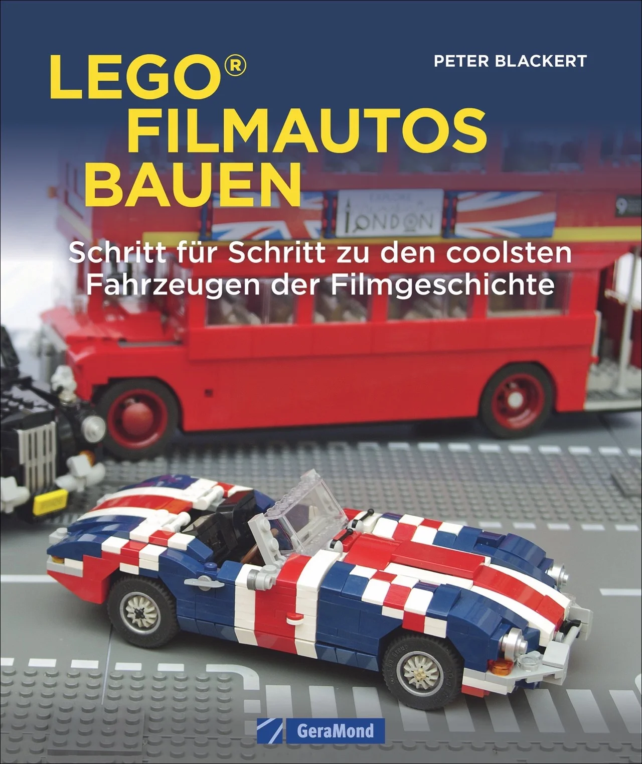 Der Ford-Konstrukteur und LEGO-Baumeister Peter Blackert bietet eine Schritt-für-Schritt-Anleitung für 15 Filmautos in unterschiedlichen Schwierigkeitsgraden. In diesem Band zeigt er unter anderem, wie aufregend es ist, Autos wie beispielsweise den Knight Rider, den 007-Lotus-Esprit oder Herbie, den verrückten Film-Käfer, zu bauen. Mit genauen Angaben zu den verwendeten Steinen und den Bezugsquellen.