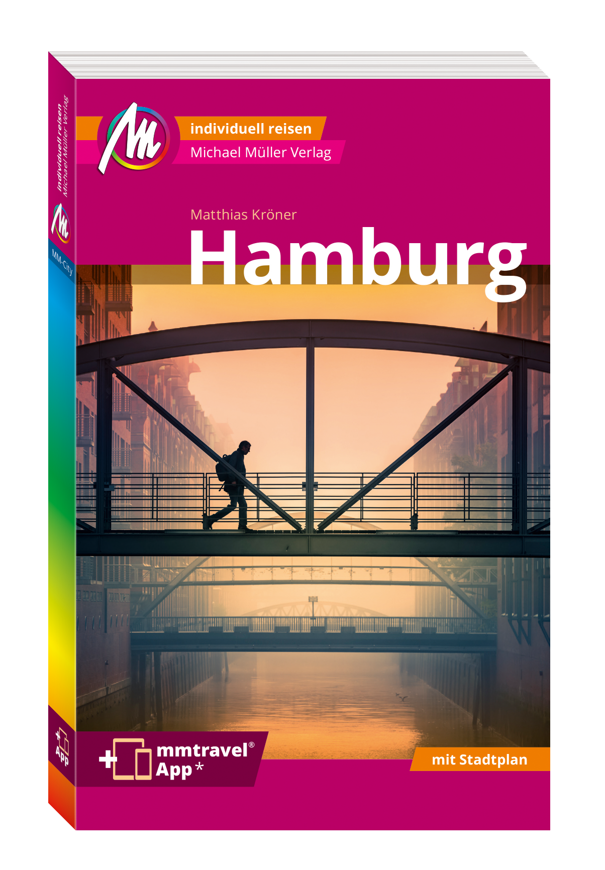 Anders reisen und dabei das Besondere entdecken Mit den aktuellen Tipps aus den Michael-Müller-Reiseführern gestalten Sie Ihre Reise individuell, nachhaltig und sicher. Entdecken Sie die zweitgrößte Stadt Deutschlands wie Sie sie noch nie gesehen haben! Mit unserem Reiseführer »Hamburg« in der fünften Auflage gehen Sie in der Hafenstadt garantiert nicht unter. Matthias Kröner zeigt auf 300 Seiten mit 150 Farbfotos die ganze Vielfalt der Hansestadt. Zehn Touren durch die Stadt und fünf Ausflüge in die Umgebung lassen Sie das hanseatische Lebensgefühl kennenlernen. Alles vor Ort akribisch für Sie recherchiert und ausprobiert. Die Geheimtipps von Matthias Kröner weisen auf besonders lohnende Sehenswürdigkeiten, Restaurants und Hotels in der Stadt an der Elbe hin. Ökologisch, regional und nachhaltig wirtschaftende Betriebe sind kenntlich gemacht. Zahlreiche Kurz-Essays vermitteln interessantes Hintergrundwissen. Dank herausnehmbarem Stadtplan im Maßstab 1:16.000 und 25 Karten inklusive Pläne der öffentlichen Verkehrsmittel sind Sie immer optimal orientiert. Die Frankfurter Neue Presse schreibt: »Der neue MM-City-Guide aus dem Michael Müller Verlag, geschrieben von Matthias Kröner () mit viel Liebe zum Detail. () Eine lohnende Anschaffung für Hamburg-Neulinge und -Kenner.« DIE ZEIT findet: »[E]in perfekter handlicher Gästekompass.« Hamburg im Überblick Vom Hamburger Hafen mit Speicherstadt, HafenCity und Elbtunnel geht es in das nachtaktive St. Pauli. Neben Großer Freiheit und Reeperbahn findet dort der sonntägliche Fischmarkt statt. In Hamburgs Mitte liegt die Neustadt mit Michel, Gängeviertel, Jungfernstieg und »Planten un Blomen«, dem hanseatischen Central Park. In der Altstadt warten Kontorhausviertel, Rathaus, Deichstraße und St. Nikolai. Der Bahnhofskiez in Hamburg lockt mit Literaturhaus, Hamburger Kunsthalle und Galerie der Gegenwart. Nach Party auf der »Langen Reihe« bietet sich ein Abstecher zum »Hamburger Meer« an. Verwinkelte Gassen, hübsche Altbaufassaden, Cafés und Lädchen – Ottensen und Altona-Altstadt bestechen durch hanseatische Gelassenheit. Eine Genießertour führt über Övelgönne, Wildgehege, Park und Künstlerhaus entlang des Elbufers, Hamburgs nobelstem Viertel. Schanzen- und Karolinenviertel locken mit alternativer Atmosphäre. Im Grindelviertel lernt man viel über Hamburgs jüdische Geschichte. Am Allende-Platz trifft man sich in Kneipen und Kinos. Jenseits des Zentrums finden sich Harvestehude und Eppendorf. Mit Besuchen im Tierpark Hagenbeck, auf dem Ohlsdorfer Friedhof, Willkomm Höft, BallinStadt und im Konzentrationslager Neuengamme haben Sie Hamburg rundum kennengelernt. Unser Reiseführer »Hamburg« zeigt Ihnen noch zahlreiche weitere Orte und Plätze, die garantiert nicht jeder kennt. Was tun in Hamburg? Lust auf Musicals? Hamburg ist das Ziel der Wahl. Ob König der Löwen oder Pretty Woman – Freunde des gepflegten Singspiels kommen hier voll auf Ihre Kosten. Unser Reiseführer »Hamburg« ist kundiger Führer zu den Brettern, die die Welt bedeuten: vom Musicaltheater im Hafen bis zu Elbphilharmonie und Ohnsorg-Theater. Dienstags und freitags findet in Eppendorf der Isemarkt statt, der schönste Wochenmarkt der Stadt. Daneben gibt es viele Flohmärkte in Hamburg, etwa die samstägliche Flohschanze. Der Hamburg-Reiseführer kennt sie alle. Ist das Wetter Hamburgs einmal nicht so gut, hat der Reiseführer »Hamburg« zwölf Kirchen, mehr als 25 Museen und 105 Restaurants parat, von Sterneküche über gepflegtes Fischrestaurant und veganen Köstlichkeiten bis zu qualitativem Fast-Food. Mit Kindern unterwegs? Der Hamburg-Reiseführer hat bewährte Tipps parat. Schmales Budget? Wie Sie die Stadt günstig bis gratis erleben, verrät unser Reiseführer »Hamburg«. Übernachtung und Unterkunft Es gibt zur Genüge edle und teure Hotels in Hamburg. Wie und wo Sie zentrumsnahe, im Idealfall günstige Unterkünfte finden, verrät Ihnen unser Hamburg-Reiseführer. Eine doppelseitige Übersichtskarte mit 39 zentral gelegenen Unterkünften für jeden Anspruch und Geldbeutel erleichtert Ihnen die Suche. Unschlagbares Bundle Die mmtravel® App zum City-Guide Hamburg ist gratis mit dabei, denn Buch und App gehören für uns einfach zusammen. Nutzen Sie den inkludierten Freischaltcode zum kostenlosen Download und laden Sie den kompletten Inhalt des Reiseführers mit Online-Karten und GPS-Funktion auf Ihr Smartphone oder Tablet. Drei Fakten über Hamburg, die Sie wahrscheinlich noch nicht kannten: Die Außenalster wird auch »Hamburger Meer« genannt. München und Köln würden locker in die 755 km² des Hamburger Stadtstaates hineinpassen. Im 18. Jahrhundert gab es 18 Wasserstraßen in Hamburg, zu denen 29 schiffbare Kanäle, sogenannte Fleete, führten. Rinnsale, die in die Fleete führten, wurden »Hasenmoore« genannt. Fleetenkieker sorgten dafür, dass es zu keinen Verstopfungen kam.