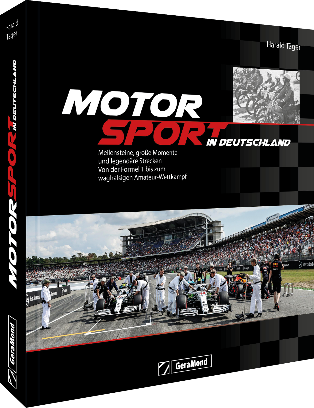 Adrenalin & Benzin: Faszinierende Rennwagen und Bikes, spektakuläre Strecken und legendäre FahrerTauchen Sie ein in die faszinierende Welt des deutschen Motorsports mit diesem Bildband. Von den legendären Rennstreckenwie dem Nürburgring und dem Sachsenring bis hin zu denErfolgen großer Namenwie Michael Schumacher, Dieter Braun oder Paul Friedrichs bietet dieses Buch einenumfassenden Einblick in die Geschichte und Gegenwartdes deutschen Motorsports. Erleben Sie die Spannung und Leidenschaft von historischen Rennen bis hin zu den modernen Motorsportevents. Ideal für alle Fans von Formel 1, DTM, Rallye, Motocross, Bahnsport, Motorbootrennsport und mehr! Eine faszinierende Zeitreise durch die Motorsport-Nation Deutschland Mit packenden, zahlreichen und bisher unveröffentlichten Fotos Das perfekte Geschenk für jeden Motorsport-Fan!